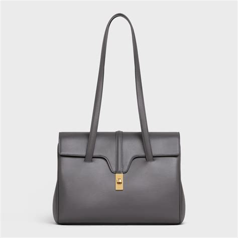 celine box smooth leather|MEDIUM 16 SOFT BAG IN SMOOTH CALFSKIN .